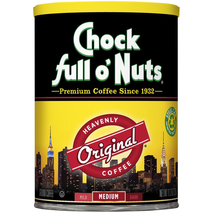 Chock Full O' Nuts o'Nuts Medium Original Heavenly Ground Coffee, 11.3 Oz by Pasteur Pharmacy