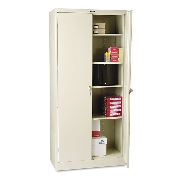 Tennsco 78" High Deluxe Cabinet, 36w x 18d x 78h, Putty
