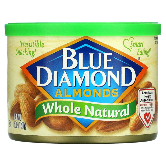 Blue Diamond Whole Natural Almonds 6 Oz. Canister by Pasteur Pharmacy