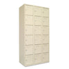 Tennsco Box Compartments, Triple Stack, 36w x 18d x 72h, Sand