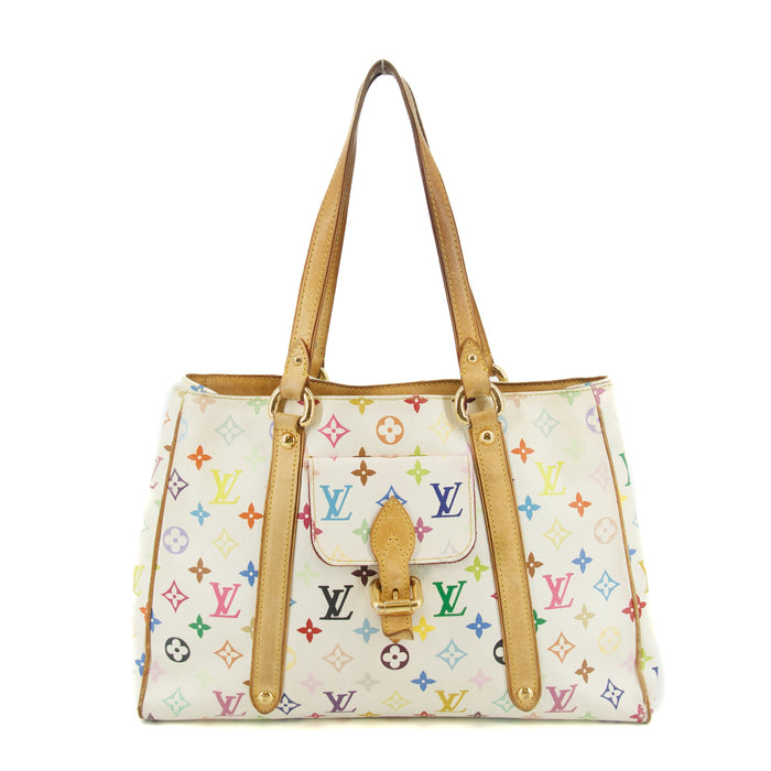 Louis Vuitton Multicolor Monogram Limited Edition Takashi Murakami Aurelia MM Shoulder Bag #9462 by Bolt Boutique
