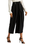 Ralph Lauren Womens Black Pleated Georgette Culotte Pants, Size 18 by Vanessa Jane