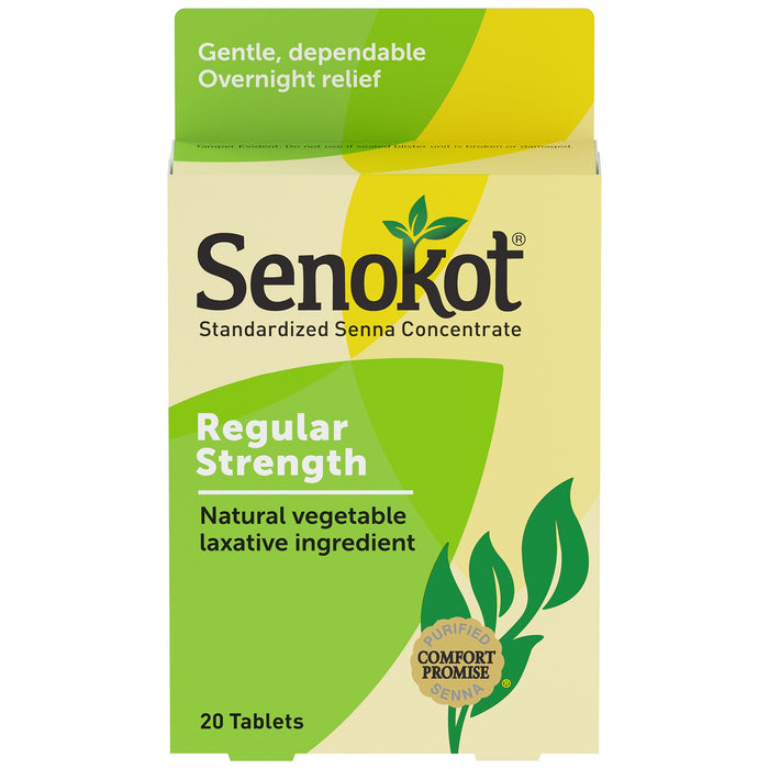 Senokot Natural Vegetable Laxative, 20 Tablets by Pasteur Pharmacy