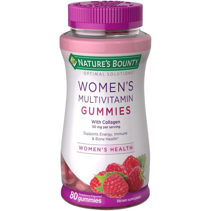Nature's Bounty Women's Multivitamin Gummies, Health & Beauty Formula, Raspberry, 80 Ct by Pasteur Pharmacy