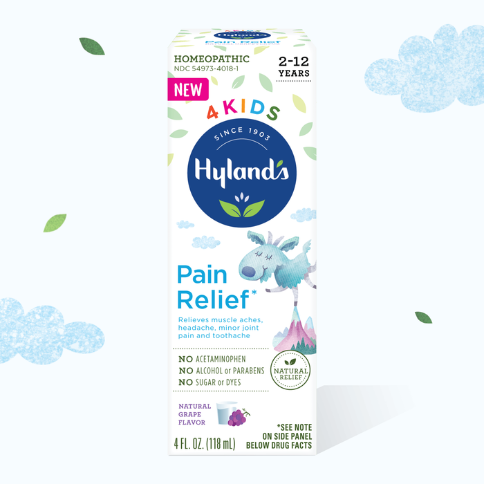 Hyland's Homeopathic 4 Kids Grape Flavor Pain Relief Liquid by Pasteur Pharmacy