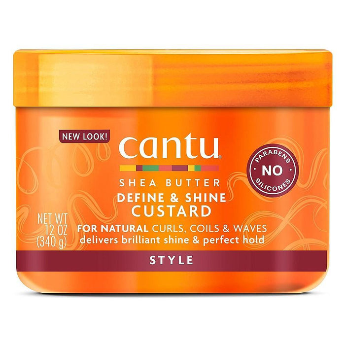Cantu Shea Butter For Natural Hair Define & Shine Custard 12oz by Pasteur Pharmacy