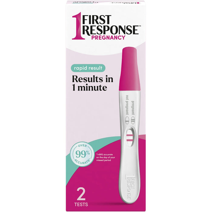 First Response Pregnancy Test Rapid Result - 2 Tests by Pasteur Pharmacy