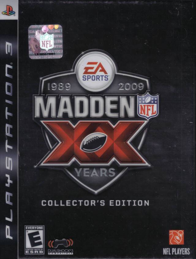 Madden NFL 09 XX Collectors Edition (Playstation 3) by J2Games