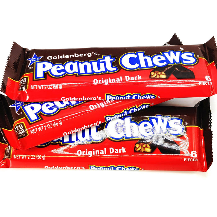 Goldenberg's Original Dark Chocolate Peanut Chews 2 Oz by Pasteur Pharmacy