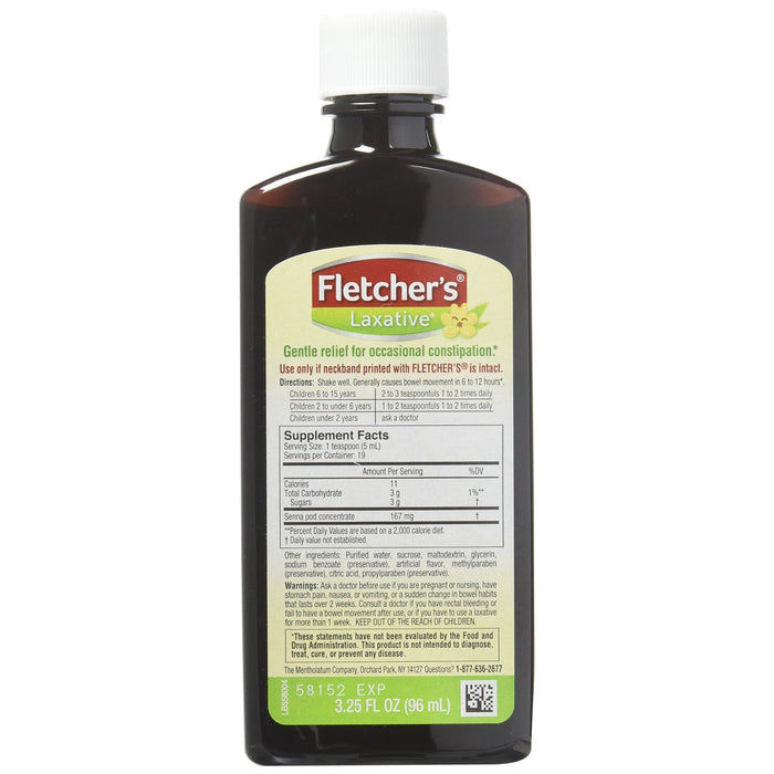 Fletcher's Laxative, Gentle, For Kids, Root Beer Taste 3.25 Oz by Pasteur Pharmacy