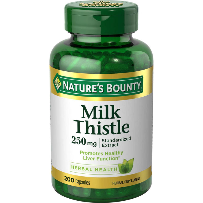 Nature's Bounty Milk Thistle 250 Mg Dietary Supplement Capsules by Pasteur Pharmacy