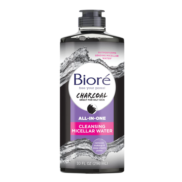 Biore Charcoal All-In-One Cleansing Micellar Water 10 Oz by Pasteur Pharmacy
