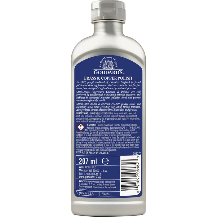 Goddard's Brass & Copper Polish 7 Oz by Pasteur Pharmacy