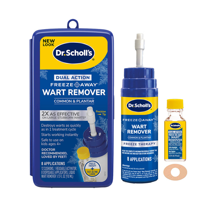 Dr. Scholl's Dual Action Freeze Away Wart Remover 8 Applications by Pasteur Pharmacy