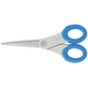 Westcott Scissors with Antimicrobial Protection, Pointed Tip, 7" Long, 3" Cut Length, Blue Straight Handle