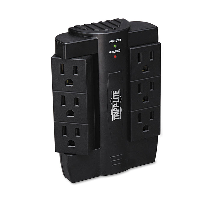 Tripp Lite Protect It! Surge Protector, 6 AC Outlets, 1,500 J, Black