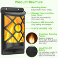 96 LEDs Waterproof Flame Solar Lights Outdoor by DailySale