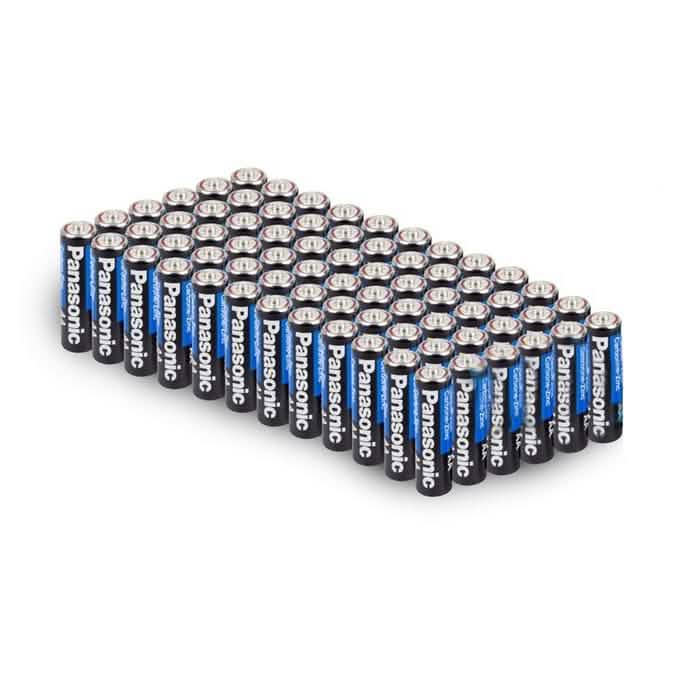 96-Pack: Panasonic Super Heavy Duty Batteries by DailySale