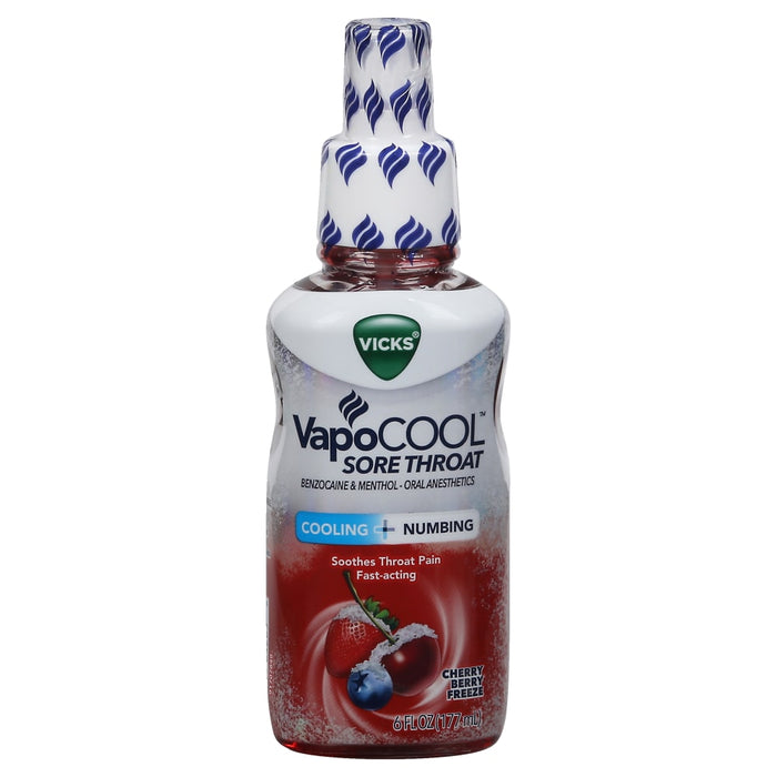 Vicks® VapoCOOL™ Sore Throat Spray – Cherry Berry Freeze by Pasteur Pharmacy
