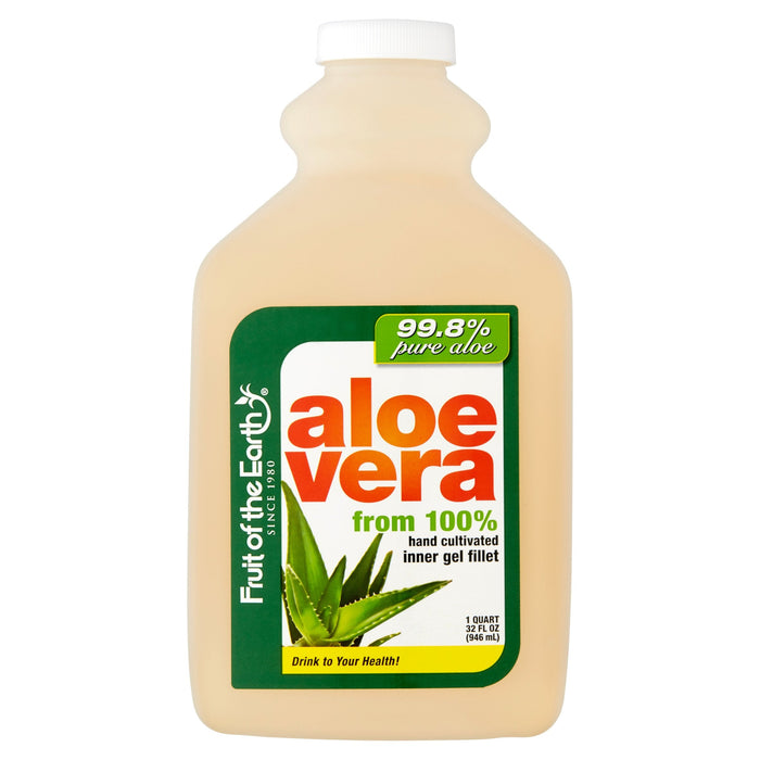 Fruit of the Earth Aloe Vera Juice Liquid 32 Oz by Pasteur Pharmacy