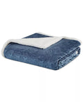Madison Park Elma Oversized Textured Plush Throw 60x70 by Vanessa Jane