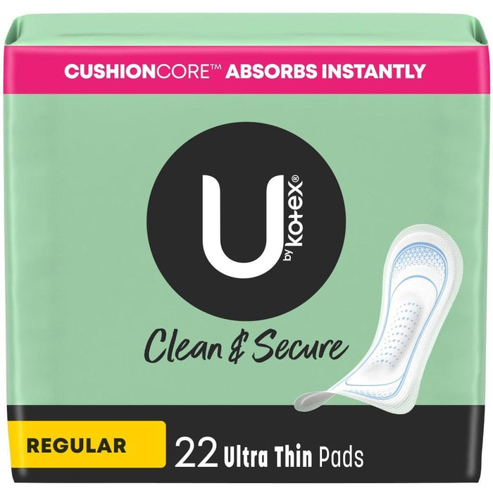 U by Kotex Security Ultra Thin Pads, Regular by Pasteur Pharmacy