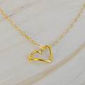 Heart And Chain Necklace
