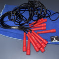 Power Systems Jump Ropes, Red & Black (6-Pack) by Price Is Right Miami
