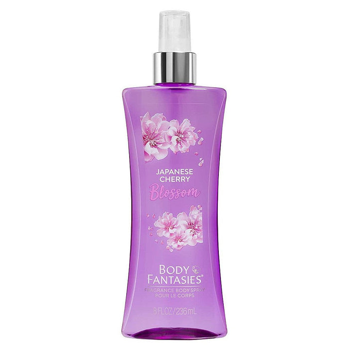Body Fantasies Signature Cherry Blossom Fragrance Body Spray, Fresh Floral Scent, 8 fl oz by Pasteur Pharmacy