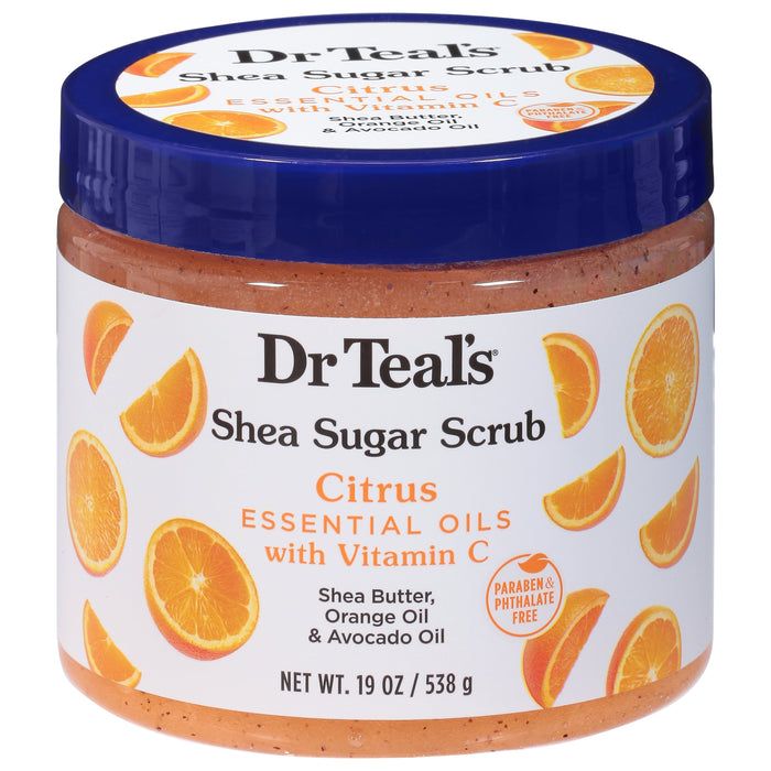 Dr Teal's Citrus Essential Oils With Vitamin C Shea Sugar Scrub 19 Oz by Pasteur Pharmacy
