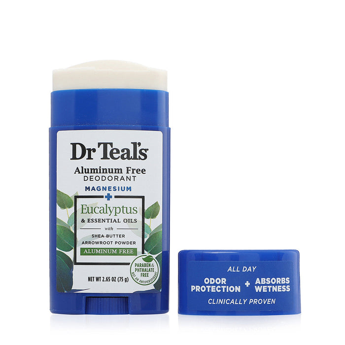 Dr Teal's Deodorant, Aluminum Free, Eucalyptus 2.65 Oz by Pasteur Pharmacy