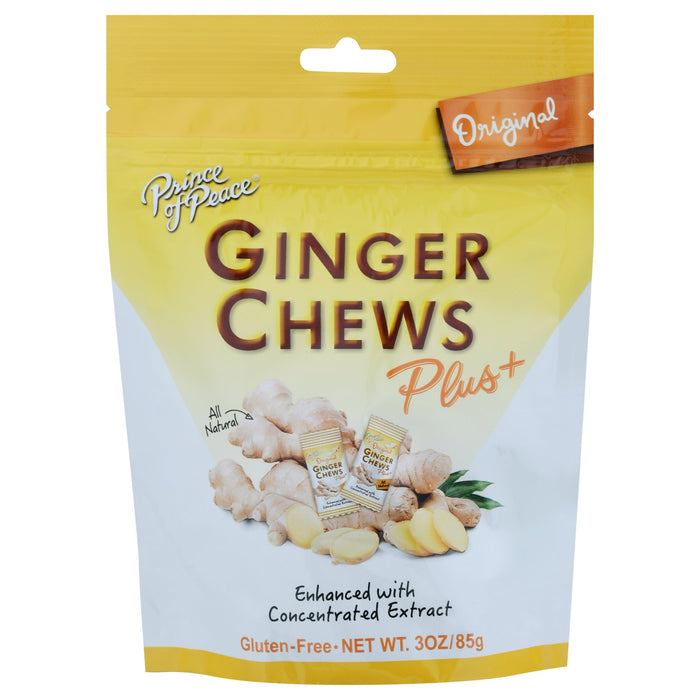 Prince of Peace Ginger Chews Plus Original - 3 Oz by Pasteur Pharmacy
