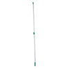 Unger Opti-Loc Extension Pole, 8 ft, Two Sections, Green/Silver