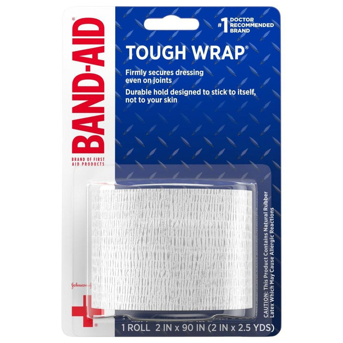 Band-Aid Brand Tough Wrap Self-Adhesive Wound Wrap, 2 In By 2.5 Yd by Pasteur Pharmacy