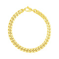 14K Yellow Gold Cuban Link Bracelet by Bids.com