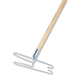 Boardwalk Wedge Dust Mop Head Frame/Lacquered Wood Handle, 0.94" dia x 48" Length, Natural