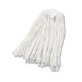 Boardwalk Cut-End Wet Mop Head, Rayon, No. 20, White, 12/Carton