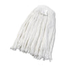 Boardwalk Cut-End Wet Mop Head, Rayon, No. 24, White