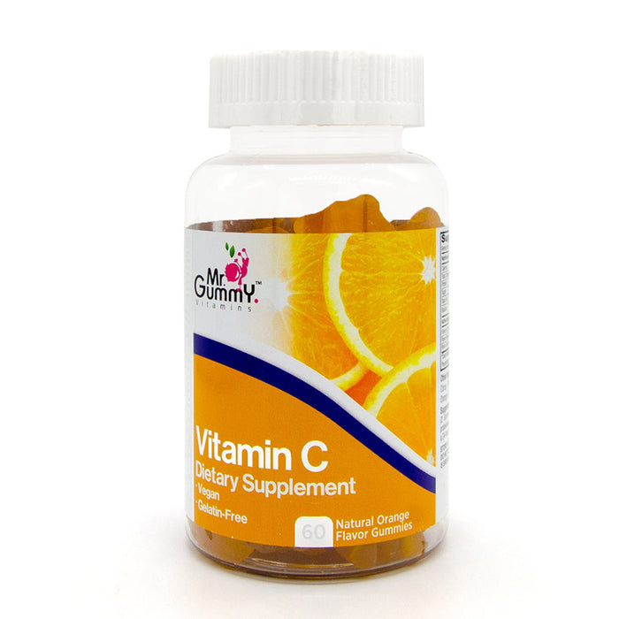 VitaDrops Vitamin C Gummies, 125mg Immune Support for Kids & Adults, Orange Flavor, 60 Count by Pasteur Pharmacy