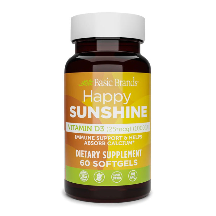 Basic Organics Vitamin D3 1000 IU 30 Softgel by Pasteur Pharmacy
