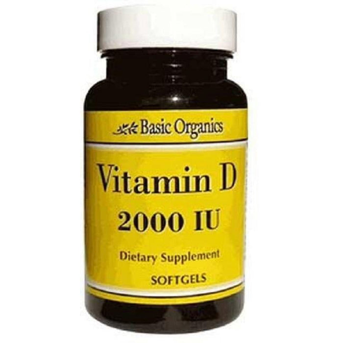 Basic Organics Vitamin D3 2000 IU 30 Softgel by Pasteur Pharmacy