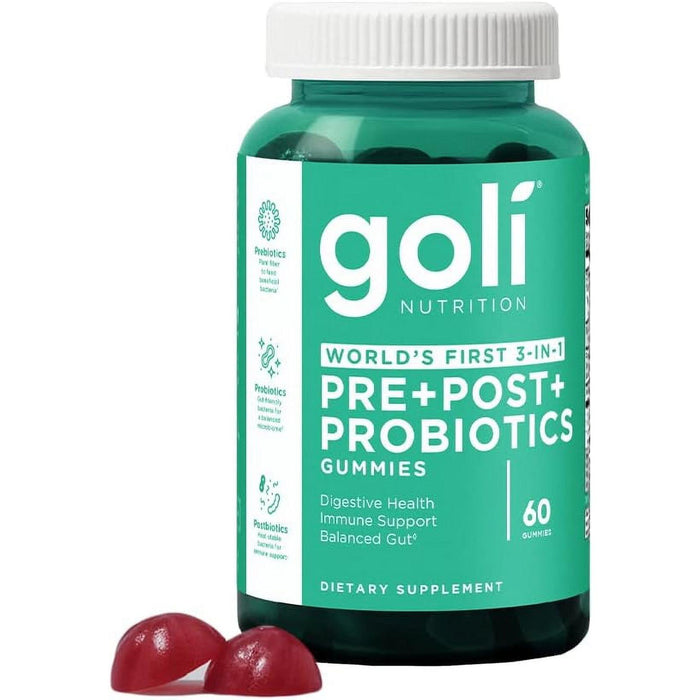 Goli Nutrition Pre + Post + Probiotics Vegan Gummies - 60ct by Pasteur Pharmacy