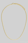 Gold Dipped Spiral Chain Necklace