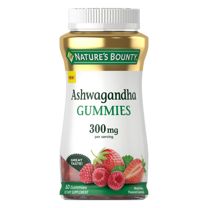 Nature's Bounty® Ashwagandha Gummies – Mixed Berry Flavor by Pasteur Pharmacy