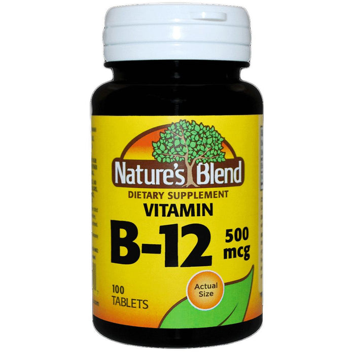 Nature's Blend Vitamin B12 500 Mcg Tablets by Pasteur Pharmacy