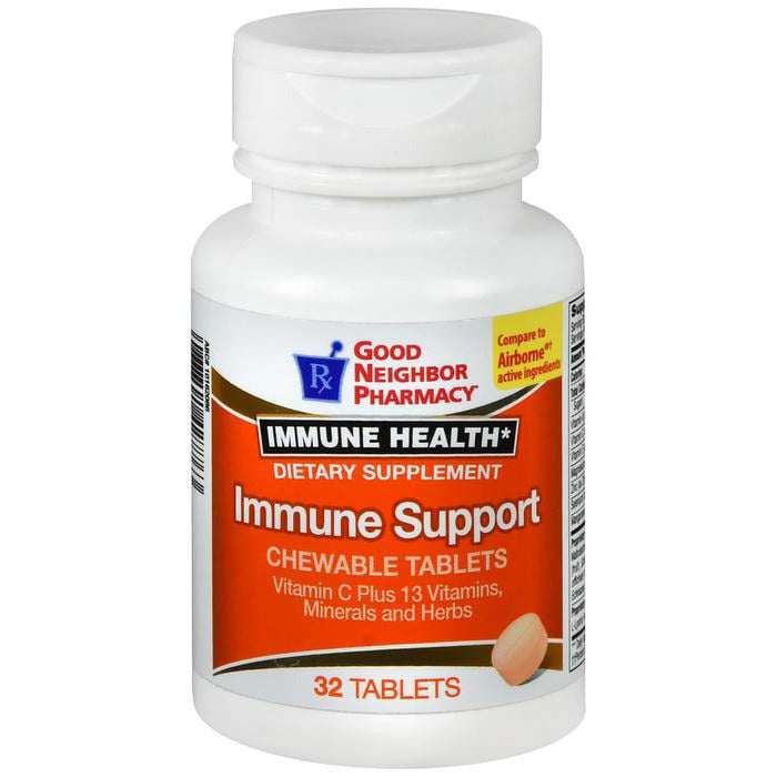 GNP Immune Support 32 Citrus Chewable Tablets by Pasteur Pharmacy