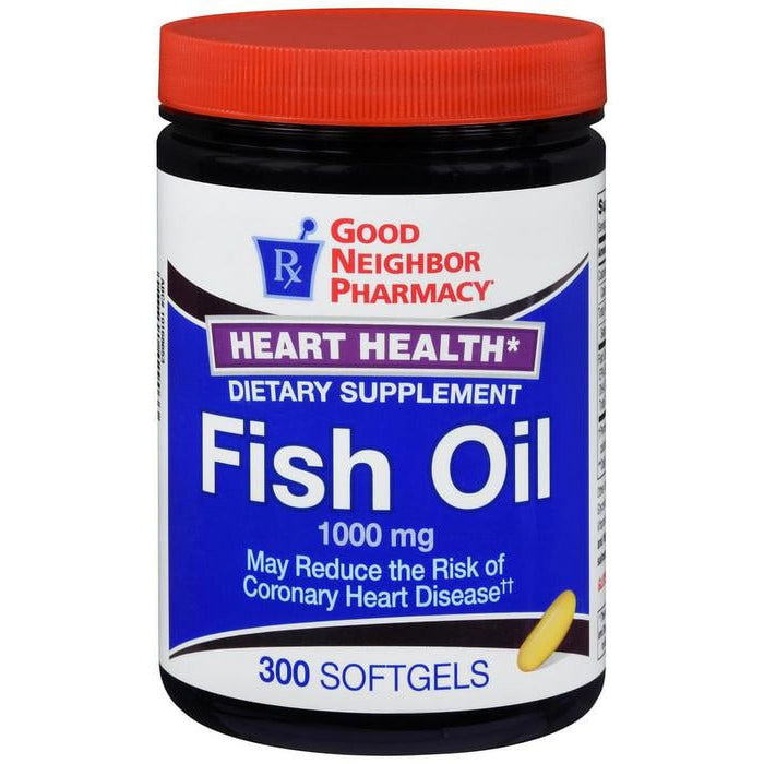 Gnp Fish Oil 1000Mg, 300 Softgels by Pasteur Pharmacy