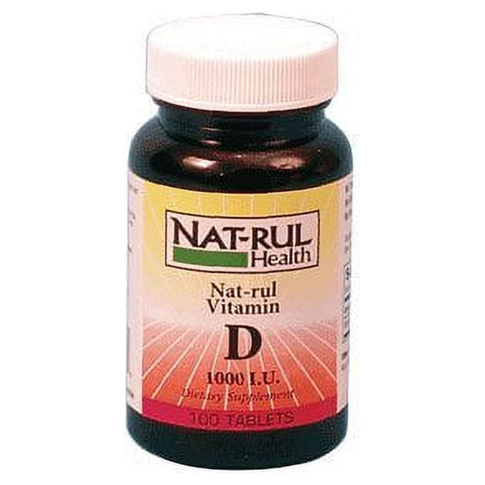 Natrul Health Vit D Tab 1000 Iu N-R 100 by Pasteur Pharmacy