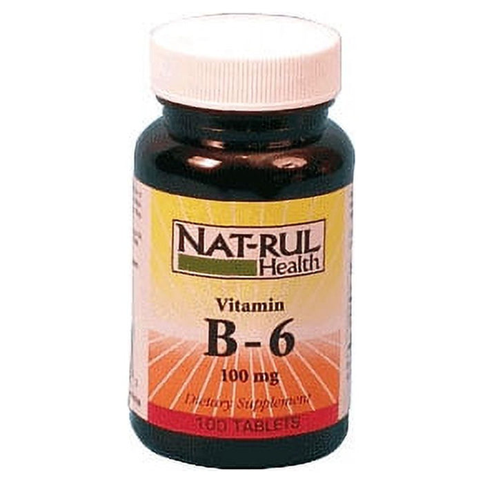 Natrul Health Vitamin B-6 100 Mg Tablets by Pasteur Pharmacy