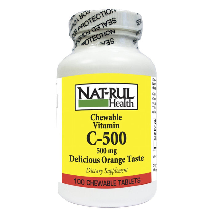 Natrul Health C Vitamin 500 Mg Chewable Tablets by Pasteur Pharmacy